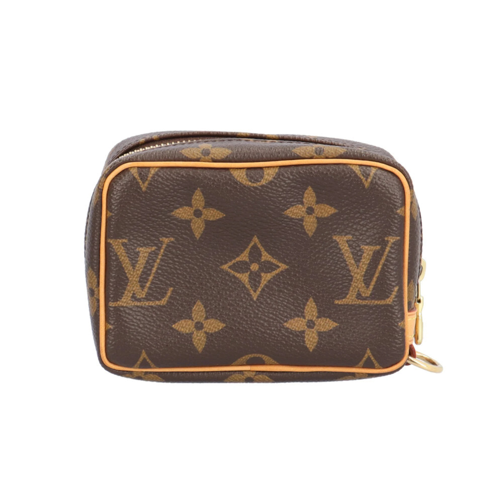 LOUIS VUITTON Authentic Brown Monogram Canvas Pouch - Picture 2 of 7